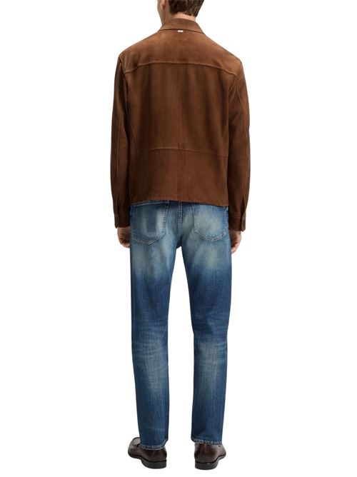 Giacca in pelle scamosciata Hugo Boss | 50543204217